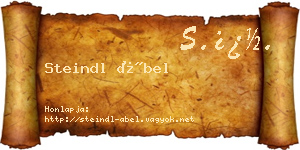 Steindl Ábel névjegykártya